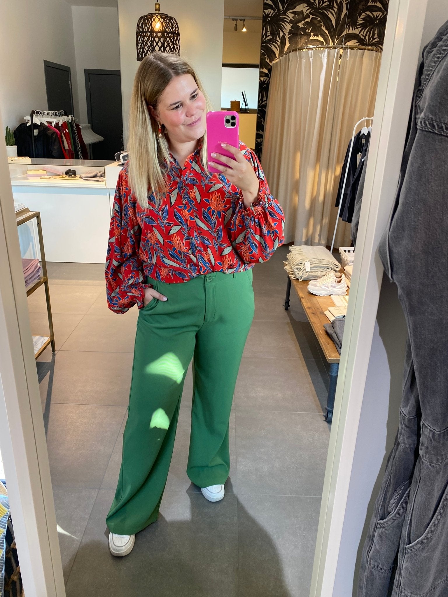 Ydence - Broek Solange Green - Luxedy