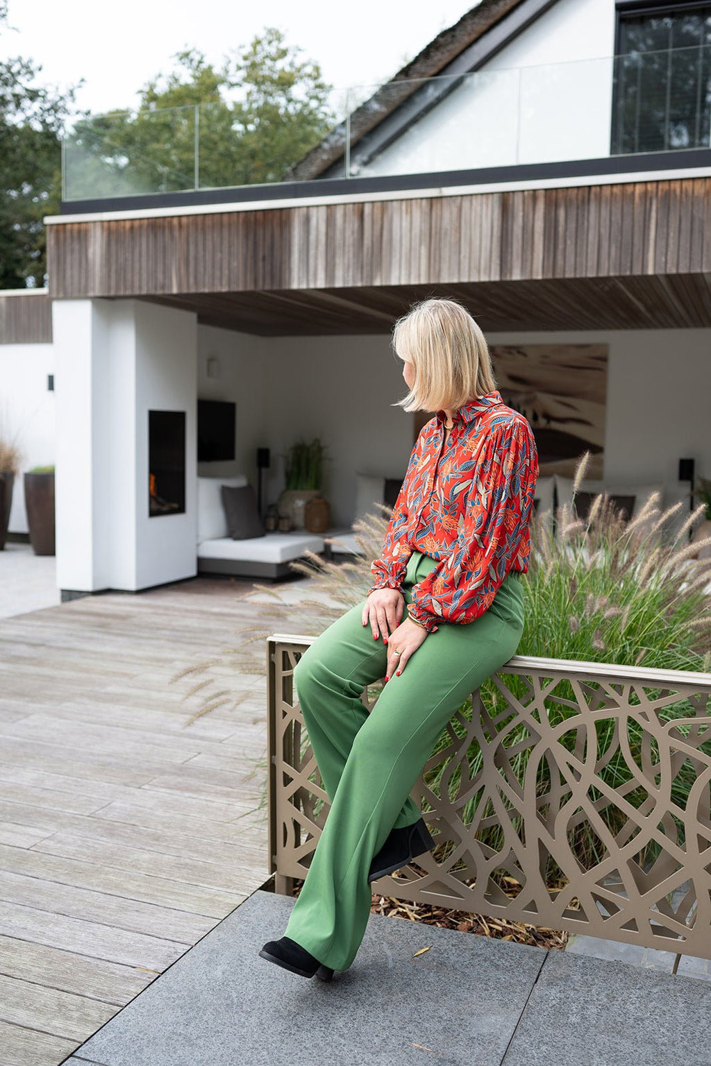 Ydence - Broek Solange Green - Luxedy