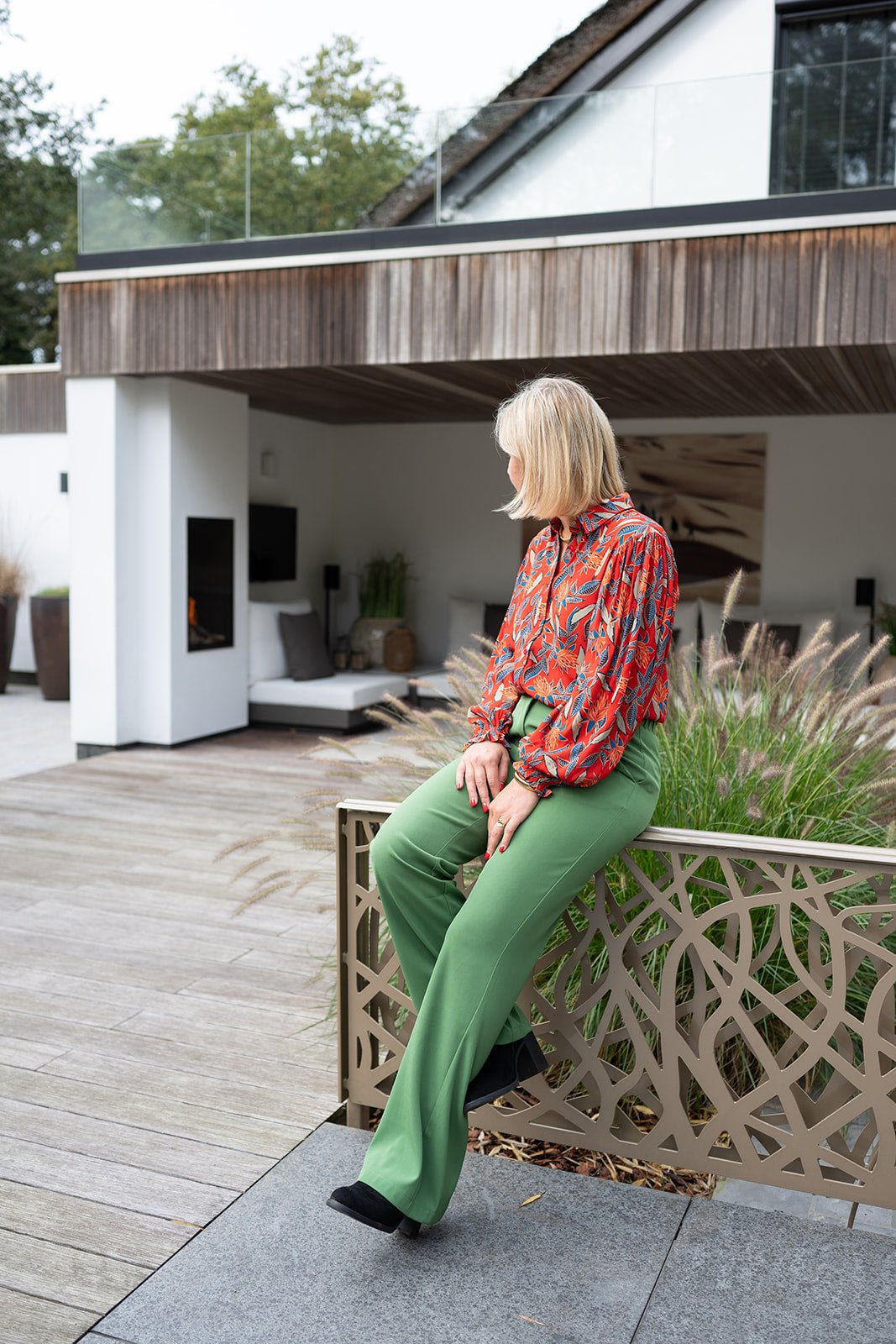 Ydence - Broek Solange Green - Luxedy