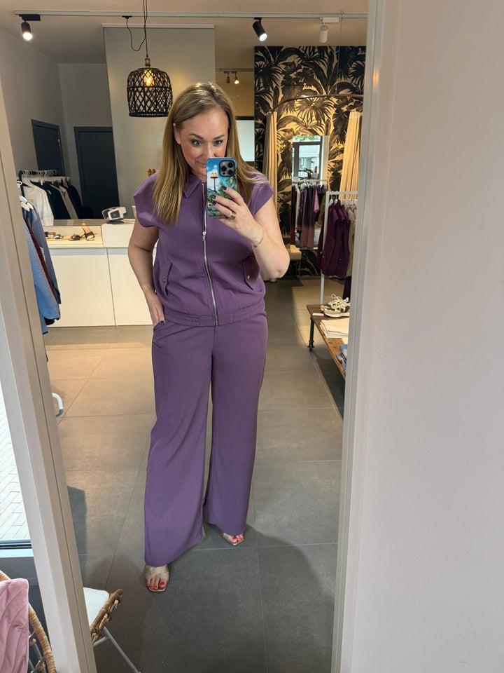 Ydence - Broek Solange Purple - Luxedy