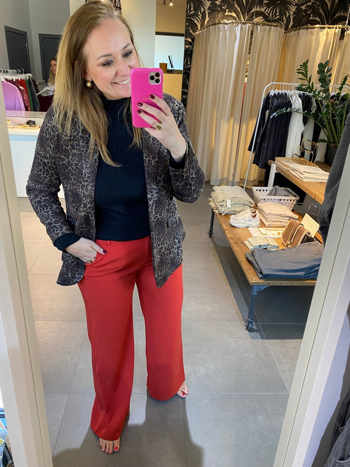 Ydence - Broek Solange Red - Luxedy