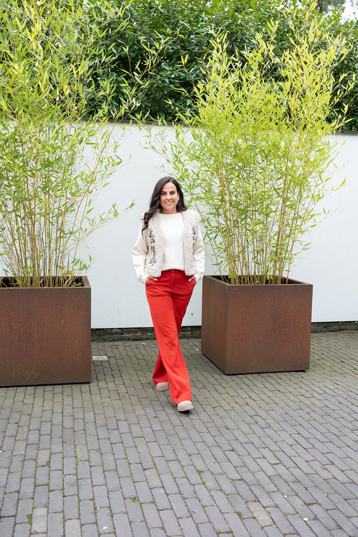 Ydence - Broek Solange Red - Luxedy