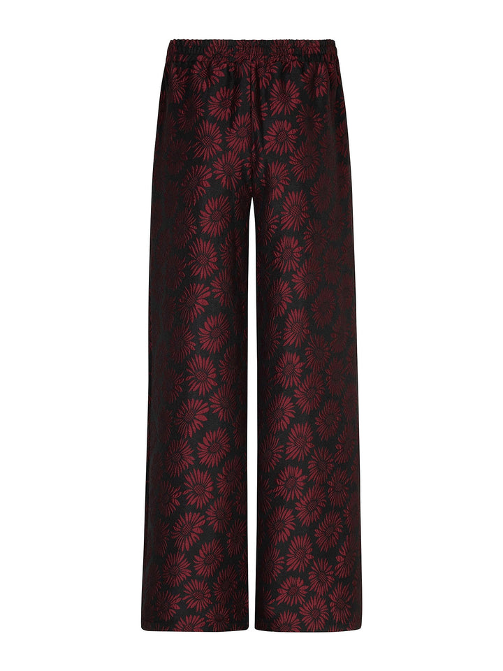 Ydence - Broek Tiff Red Flower - Luxedy