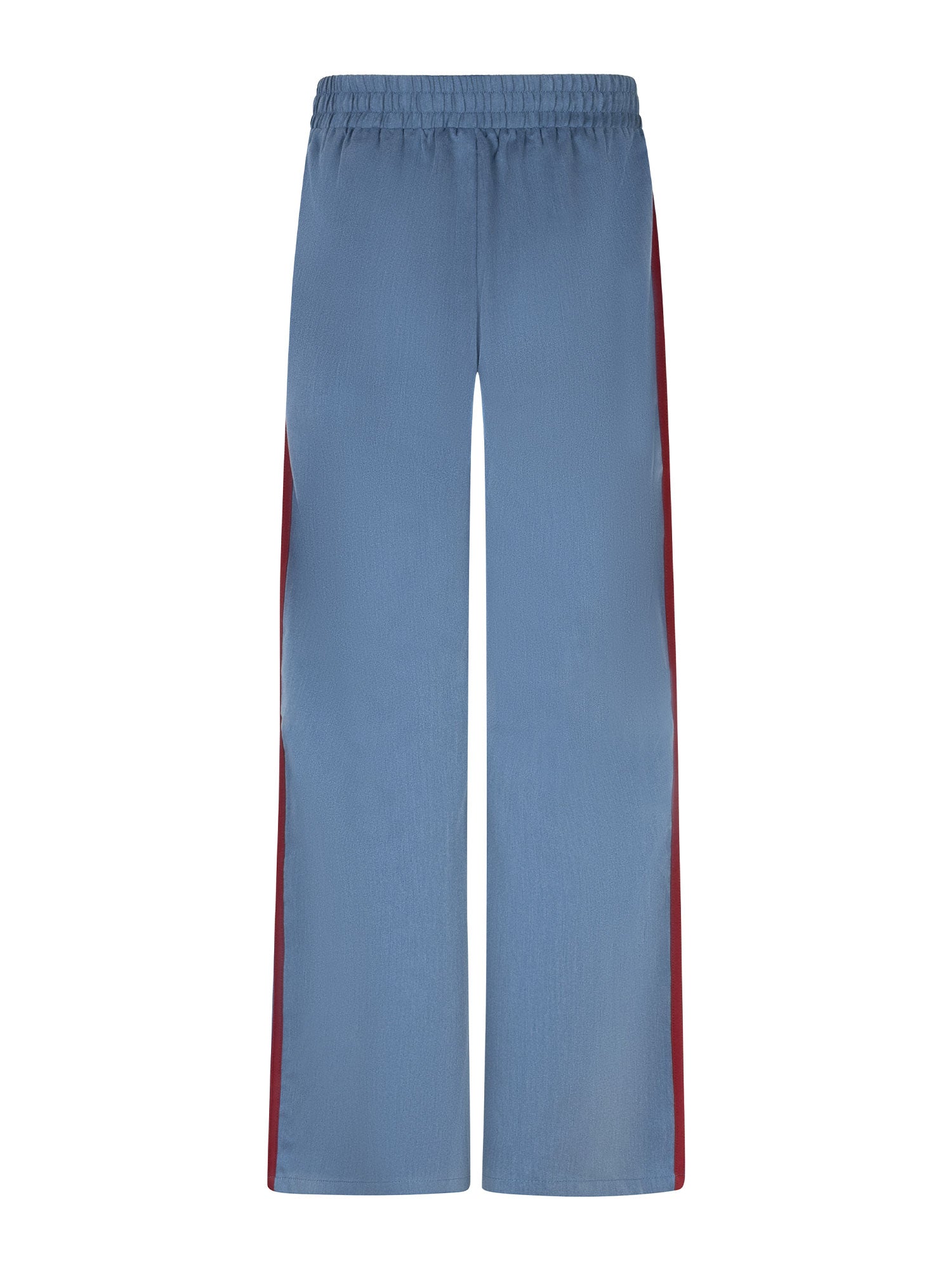 Ydence - Broek Zizi Denim Blue Burgundy - Luxedy