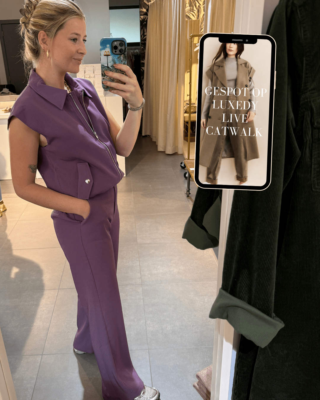 Ydence - Gilet Danielle Purple - Luxedy