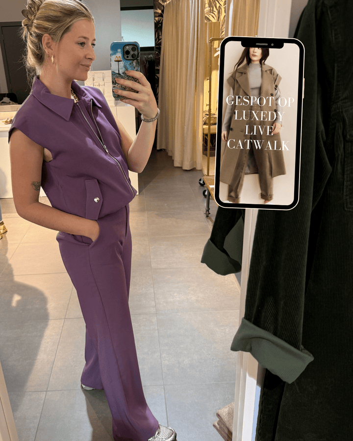 Ydence - Gilet Danielle Purple - Luxedy
