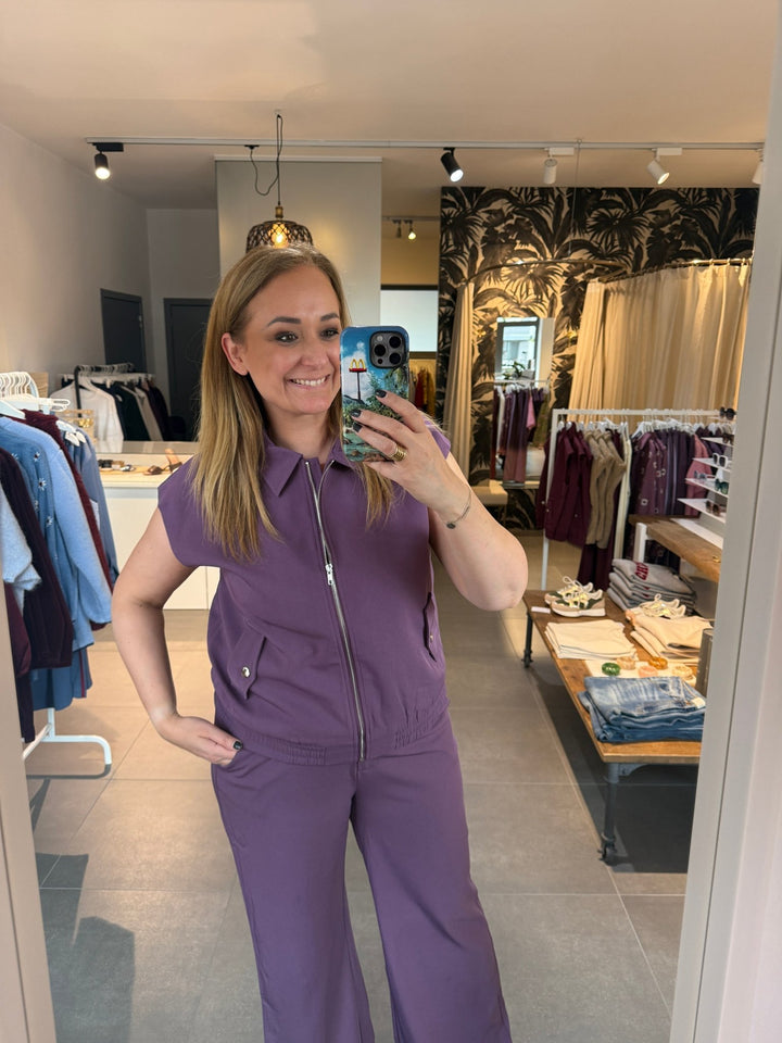 Ydence - Gilet Danielle Purple - Luxedy