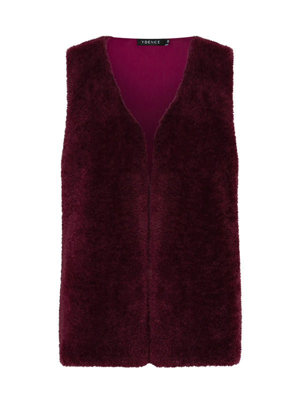 Ydence - Gilet Jas Sasha Burgundy - Luxedy