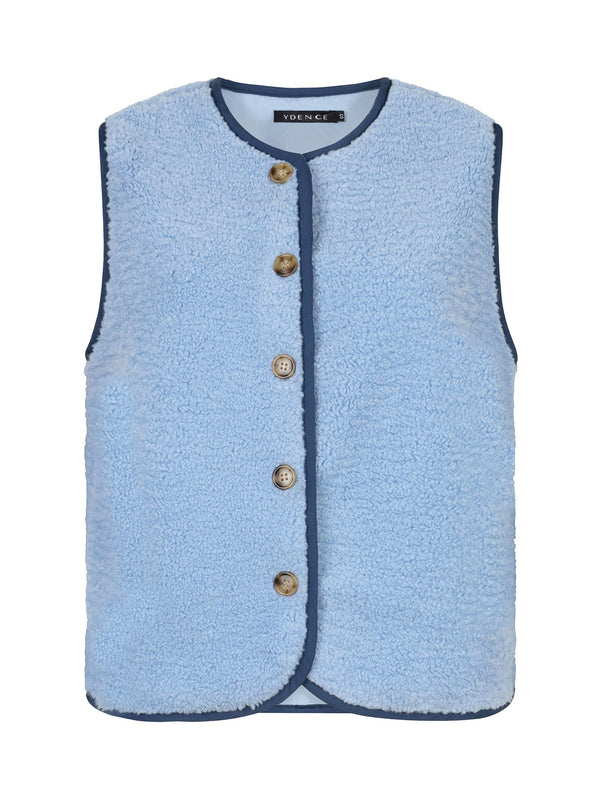 Ydence - Gilet Puck Light Blue - Luxedy