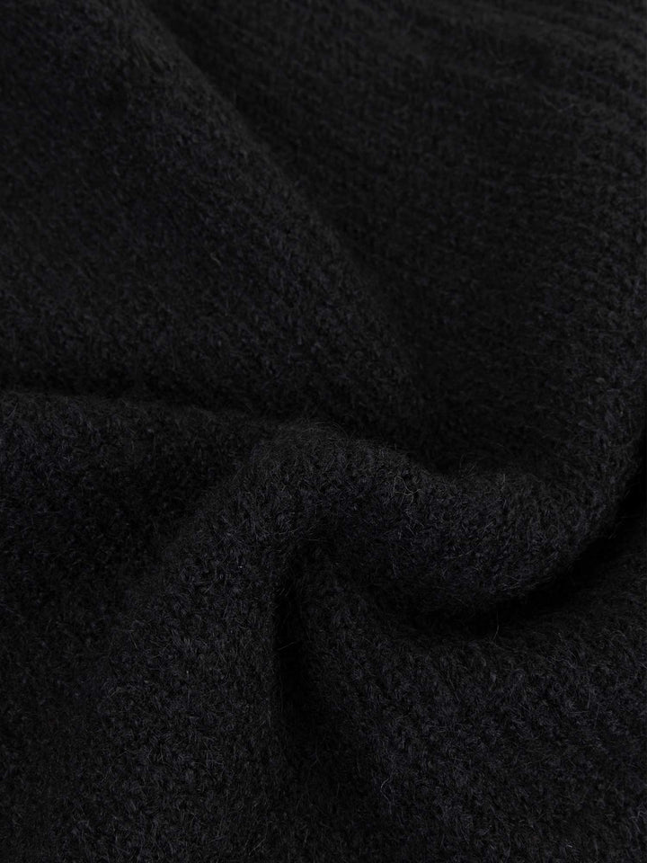 Ydence - Jurk Knitted Suzan Black - Luxedy