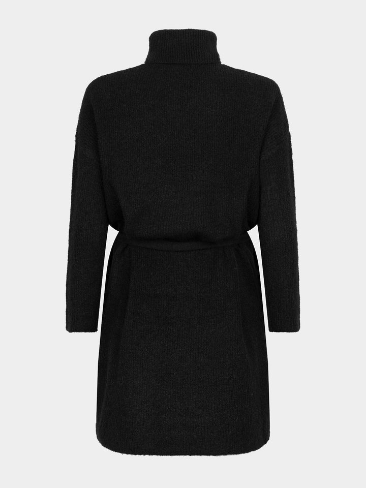 Ydence - Jurk Knitted Suzan Black - Luxedy
