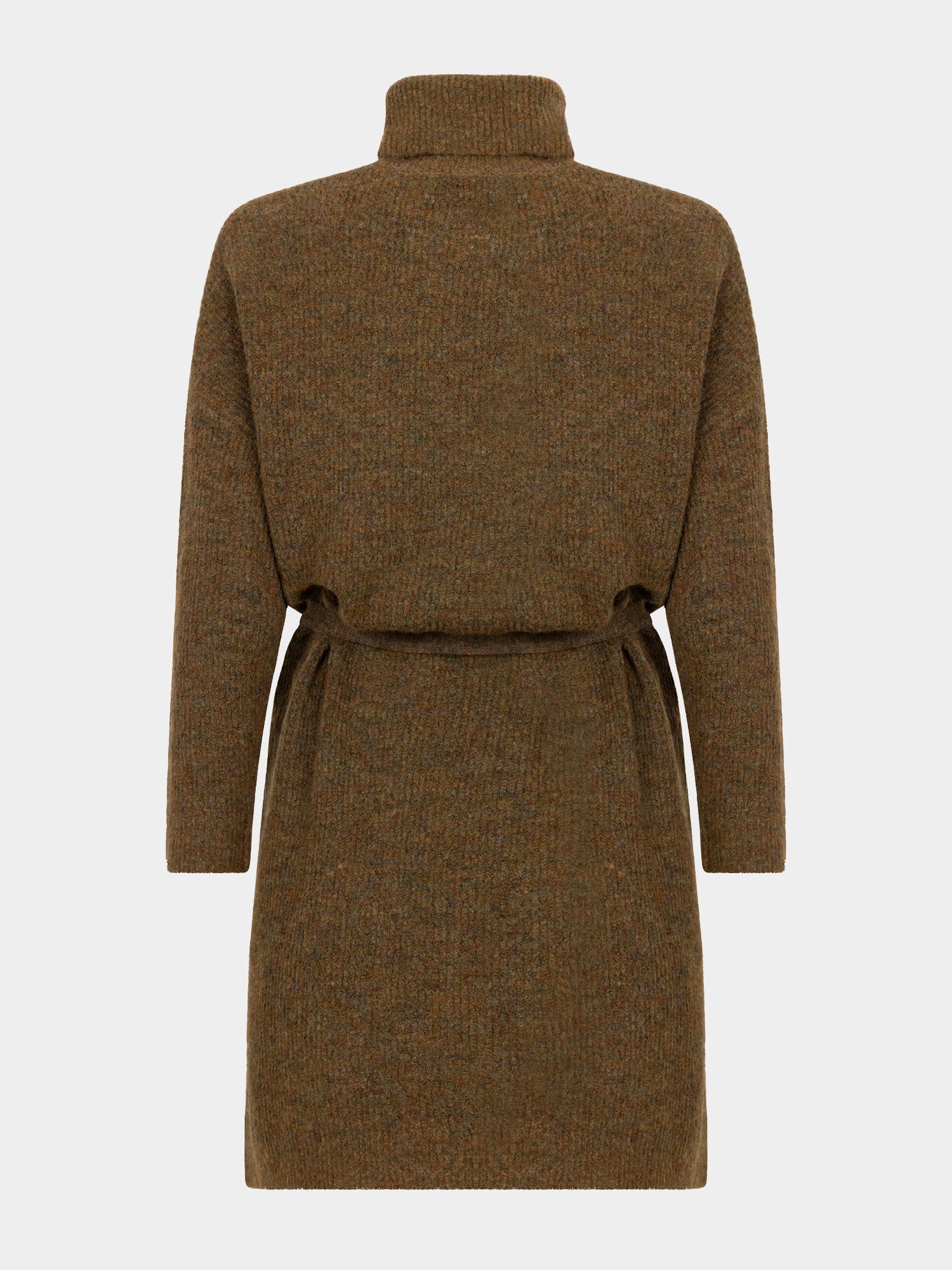 Ydence - Jurk Knitted Suzan Dark Olive - Luxedy