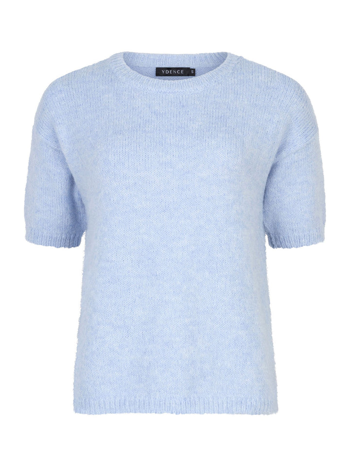 Ydence - Sweater Eddie Knitted Light Blue - Luxedy