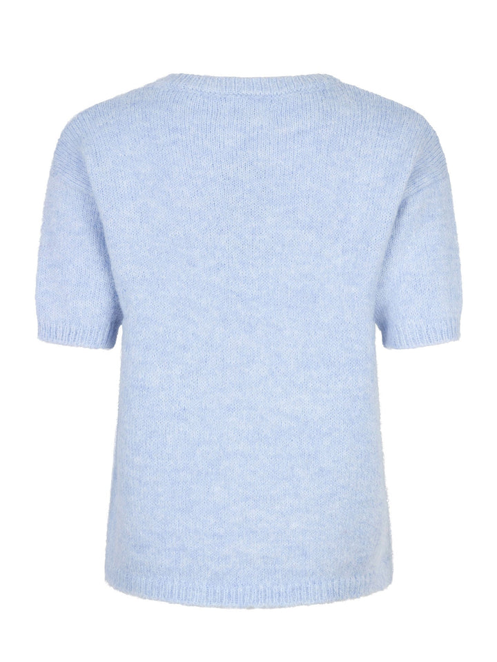 Ydence - Sweater Eddie Knitted Light Blue - Luxedy