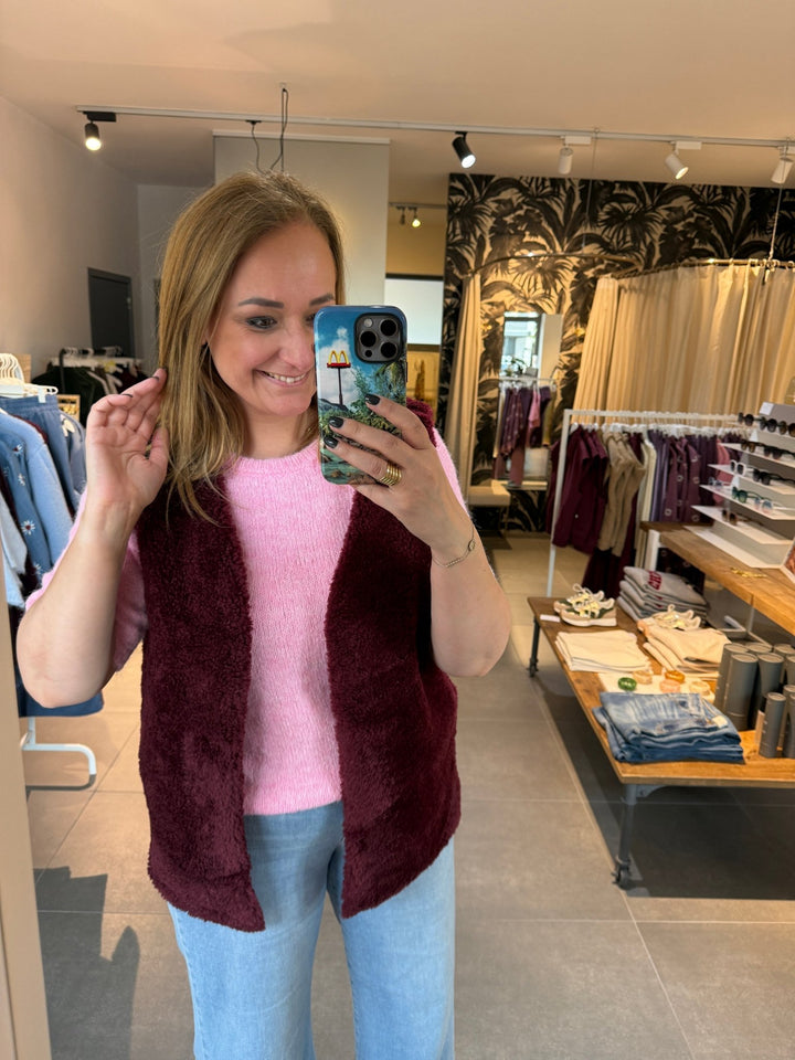 Ydence - Sweater Eddie Knitted Pink - Luxedy