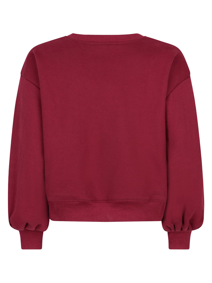 Ydence - Sweater Kyomi Burgundy - Luxedy