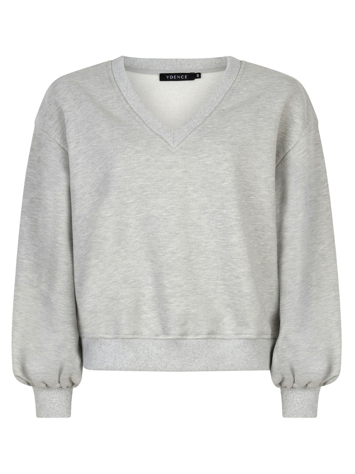 Ydence - Sweater Kyomi Grey Melange - Luxedy