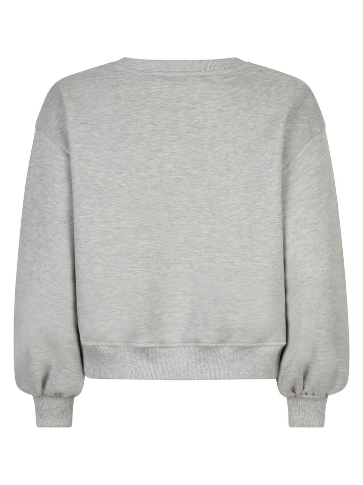 Ydence - Sweater Kyomi Grey Melange - Luxedy
