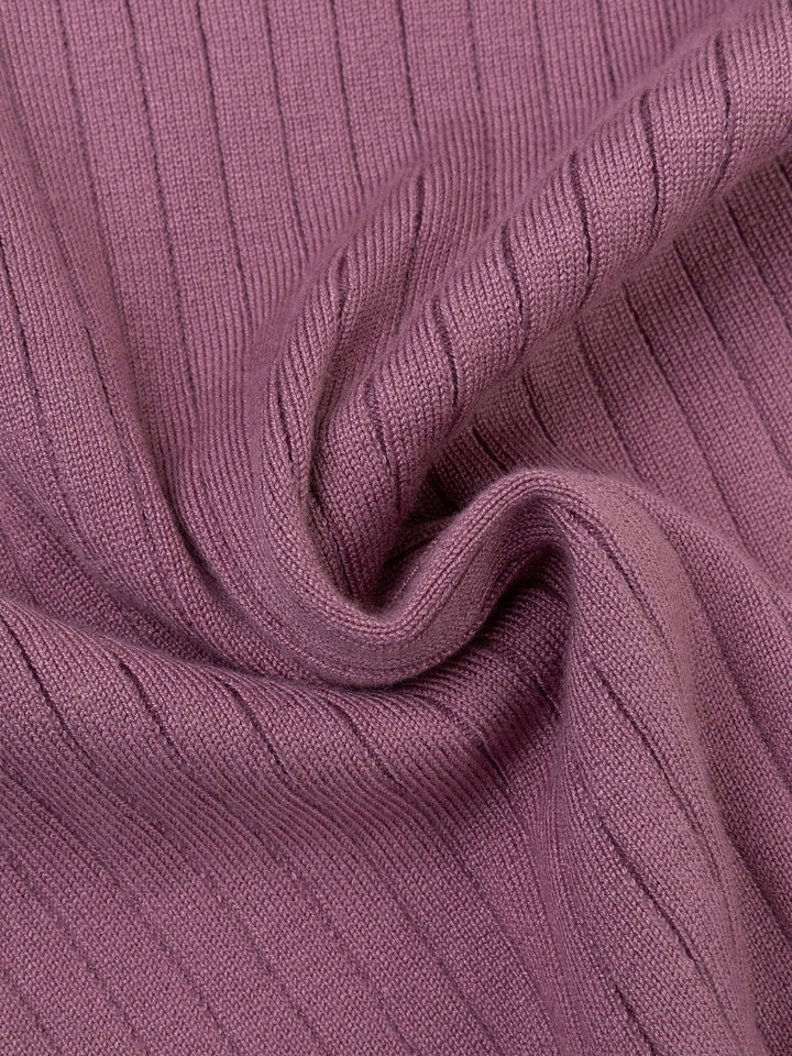 Ydence - Top Kit Knitted Mauve - Luxedy