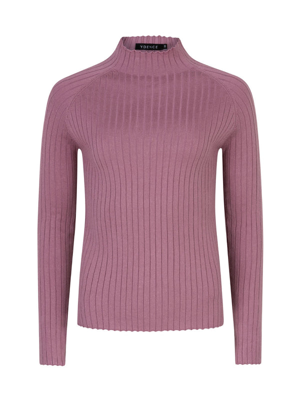 Ydence - Top Kit Knitted Mauve - Luxedy