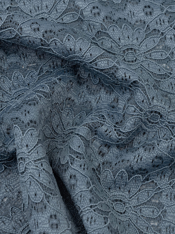 Ydence - Top Loiza Broderie Blue Grey - Luxedy