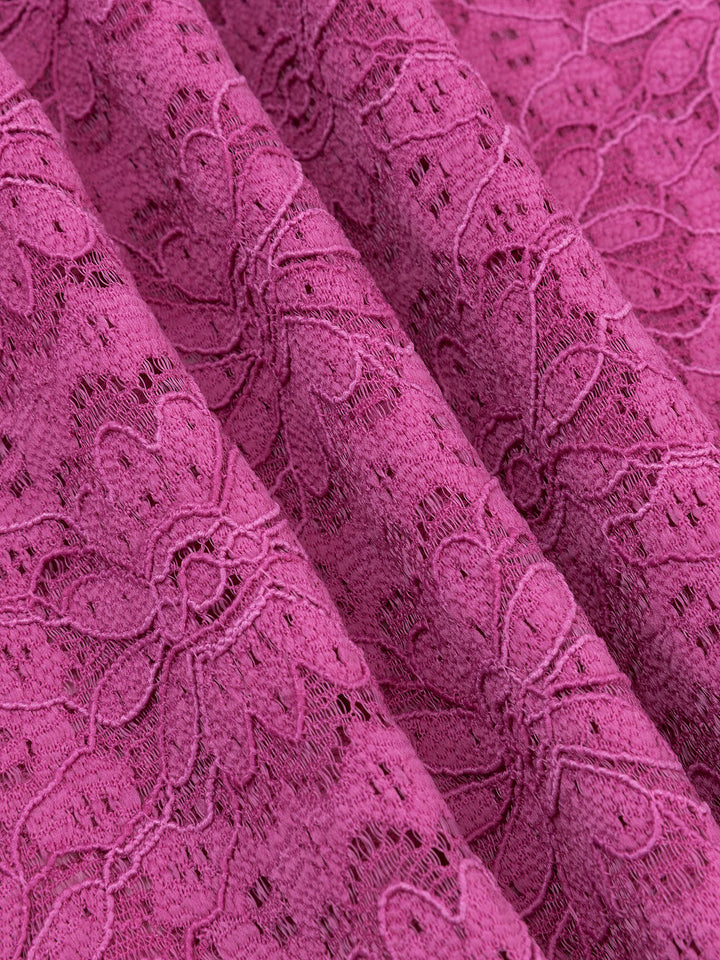 Ydence - Top Loiza Broderie Fuchsia Purple - Luxedy