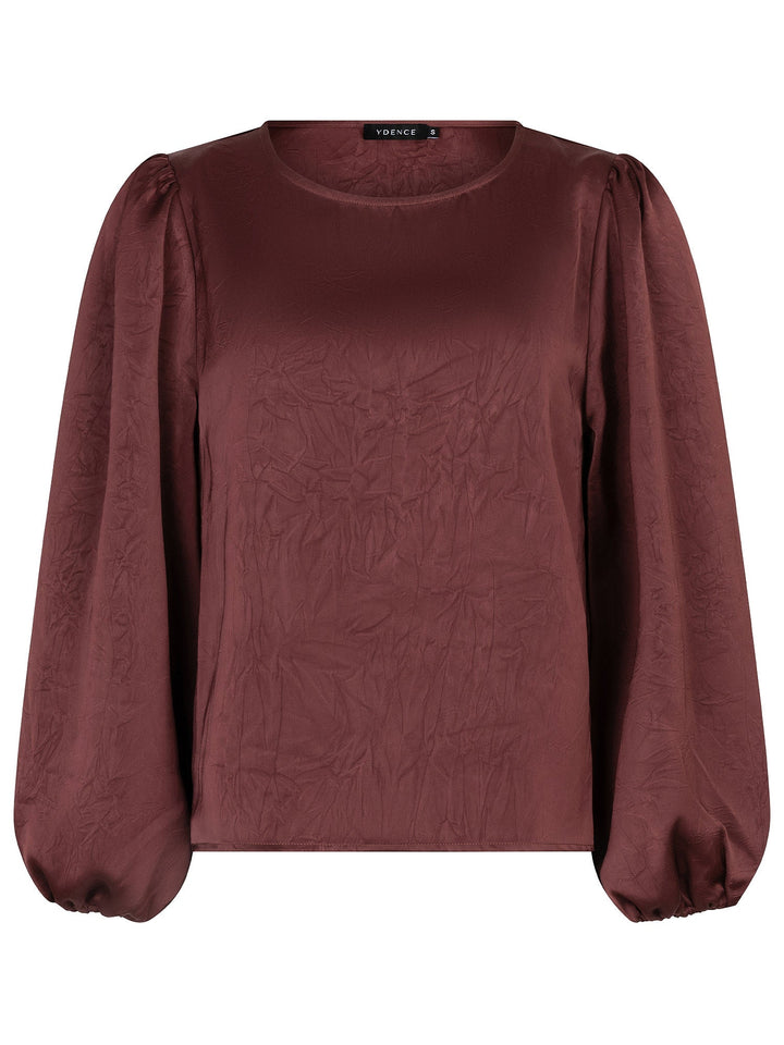 Ydence - Top Manon Satin Brown - Luxedy