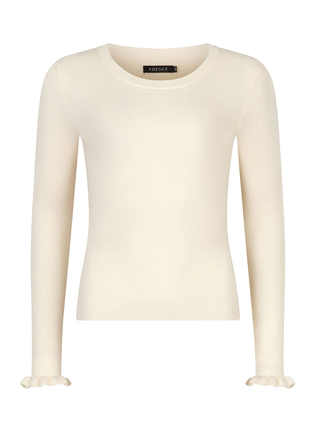 Ydence - Top Shirley Knitted Ecru - Luxedy