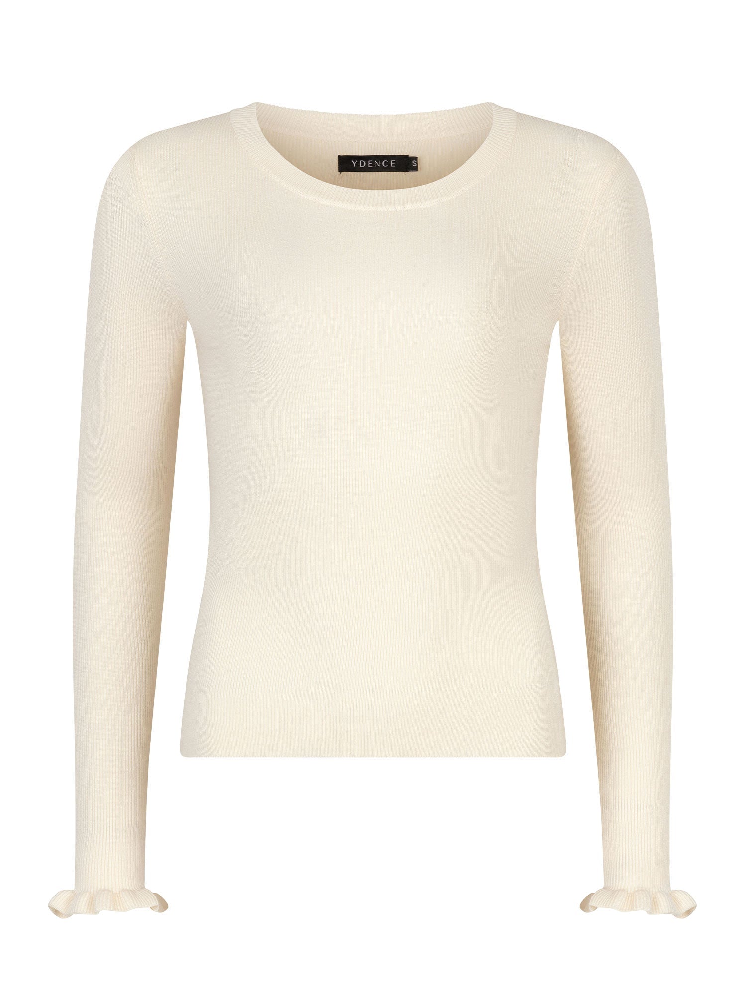 Ydence - Top Shirley Knitted Ecru - Luxedy