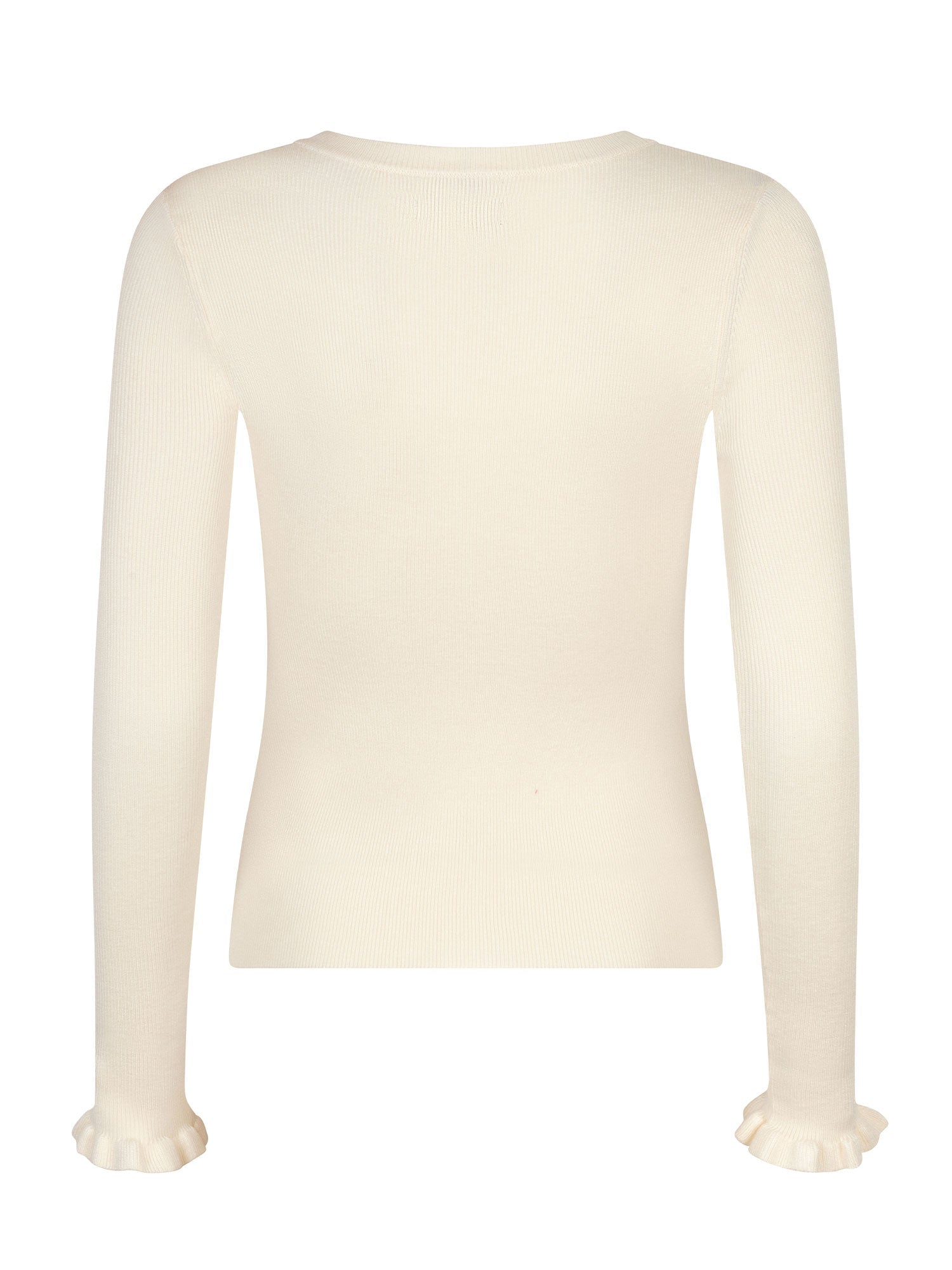 Ydence - Top Shirley Knitted Ecru - Luxedy