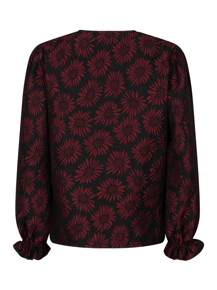 Ydence - Top Sterre Red Flower - Luxedy