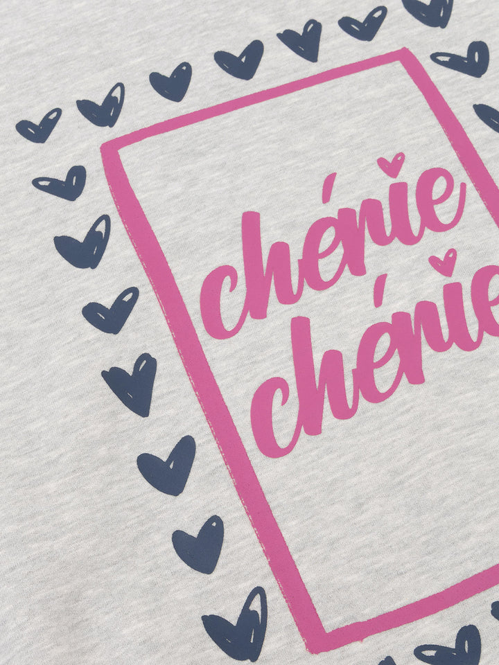 Ydence - Trui Chérie Grey Melange - Luxedy