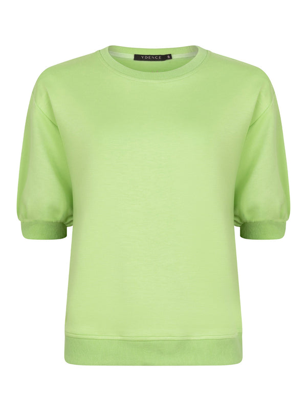 Ydence - Trui Sweater Flora Lime Green - Luxedy