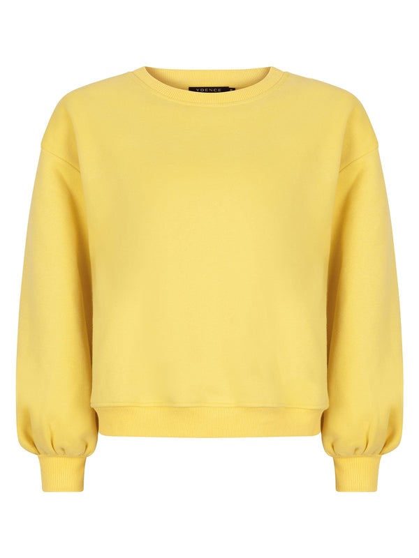 Ydence - Trui Sweater Floral Yellow / Pink - Luxedy