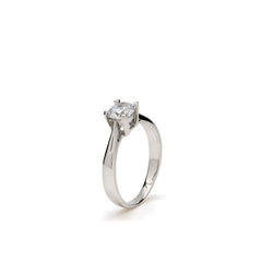 LineArgent - Ring Solitaire Silver - Luxedy - 1