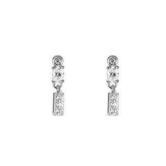 Dotti Love - Oorbellen Mini Silver Liliana Diamonds