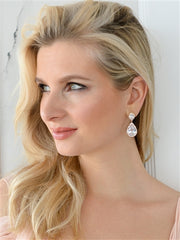 Luxedy - Oorbellen Rosegold Pear-Shaped