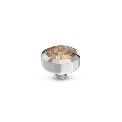 Melano - Steen Twisted Glossy Light Peach Goud/Zilver