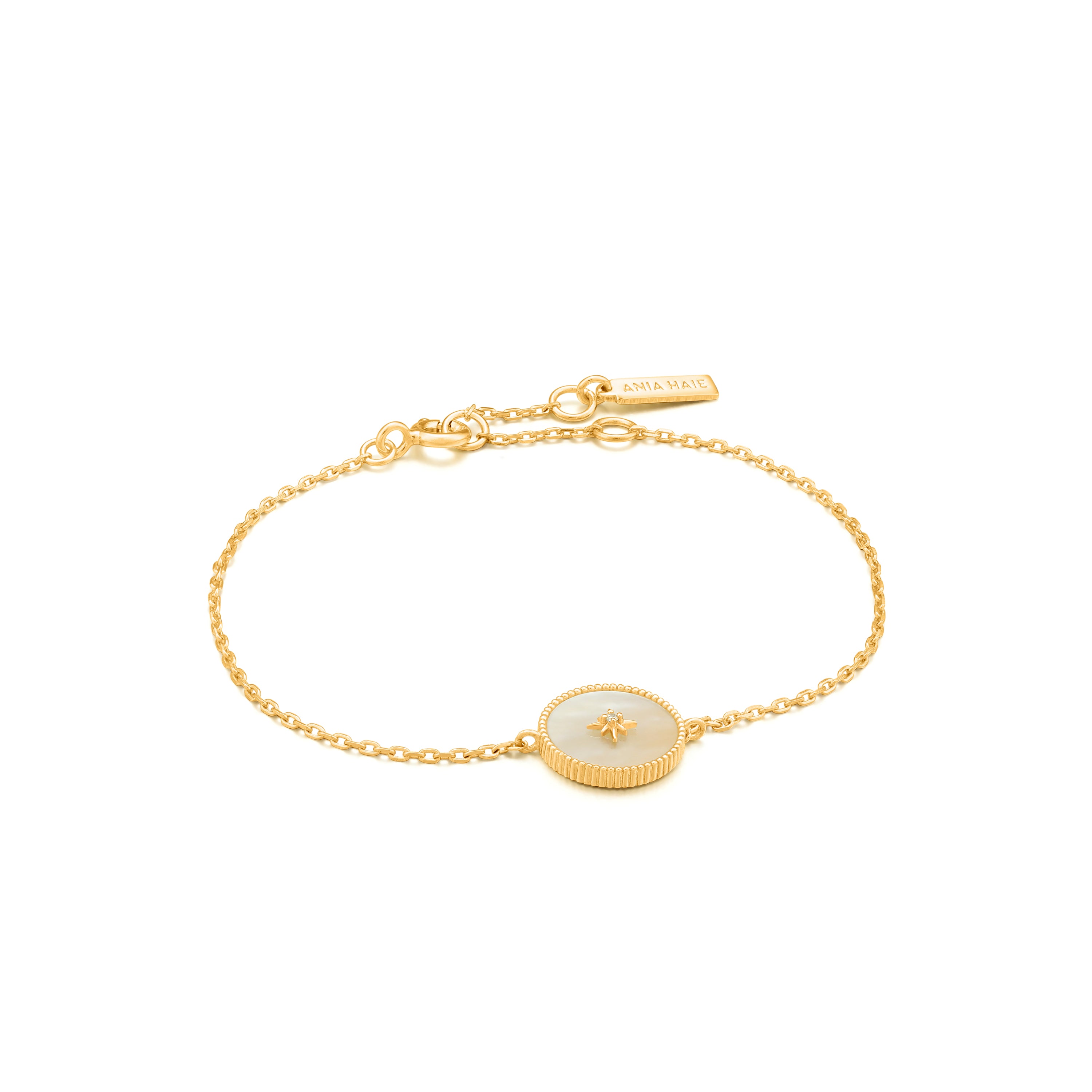 Ania Haie - Armband Mother of Pearl Gold