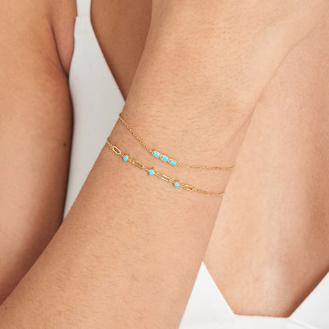 Ania Haie - Armband Turquoise Link