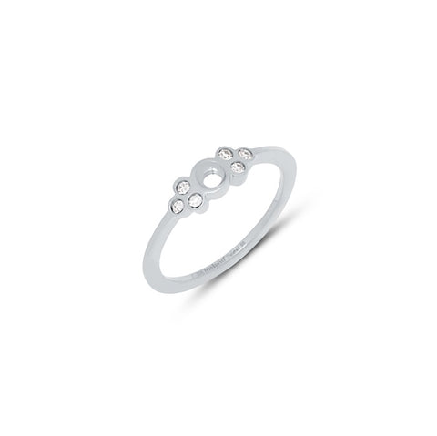Melano - Ring Thera Crystal Zilver