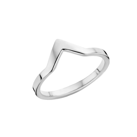 Melano - Ring Friends Pointed Zilver - Luxedy