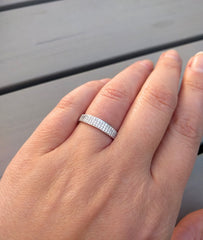 LineArgent - Ring Reflejo Single Silver - Luxedy