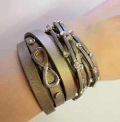 Miracles by Annelien Coorevits "Temptation collection" - Armband Infinity Dark Bronze - Luxedy - 2