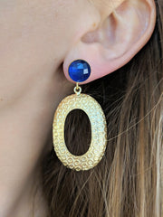 Like Jewellery - Oorbellen Yanille Blue
