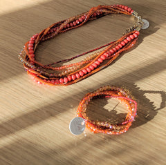 Like Jewellery - Ketting Zavaro Red