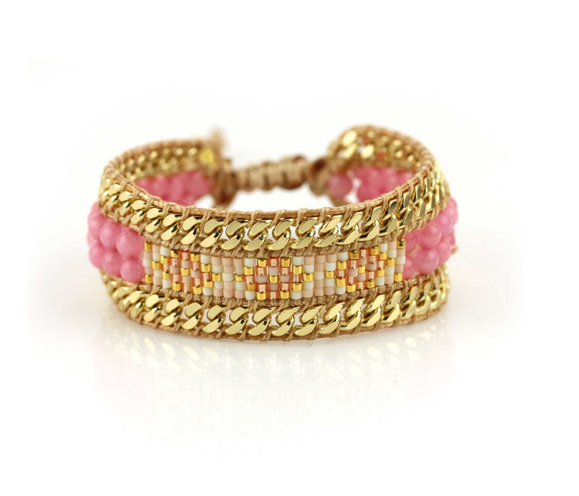 Like Jewellery - Armband Miyuki Pink - Luxedy