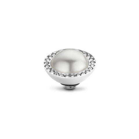 Melano - Steen Twisted Crystal Pearl (goud - zilver)