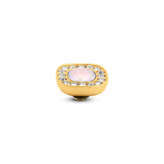 Melano - Steen Twisted Cushion Vintage Rose (goud - zilver)