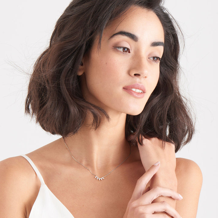 Ania Haie - Ketting Glow Solid Bar Silver - Luxedy